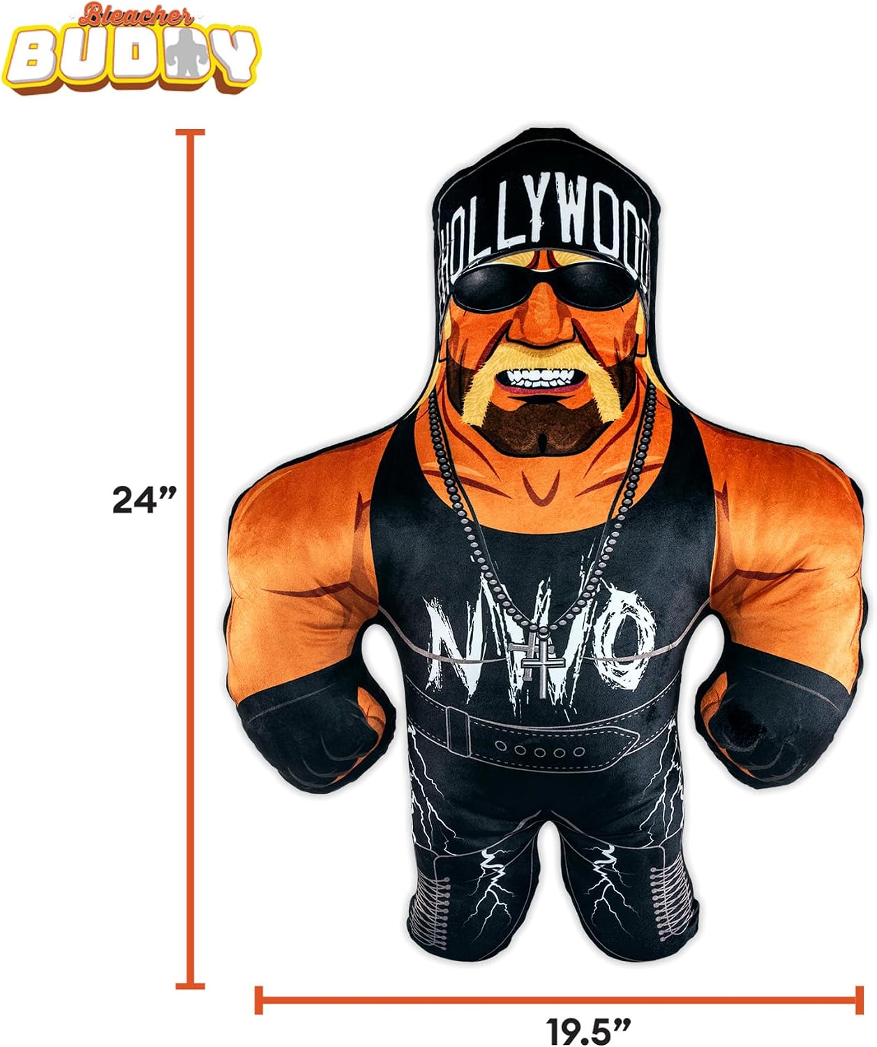 WWE Bleacher Buddy Hollywood Hogan 24" Plush Gallery Image 7
