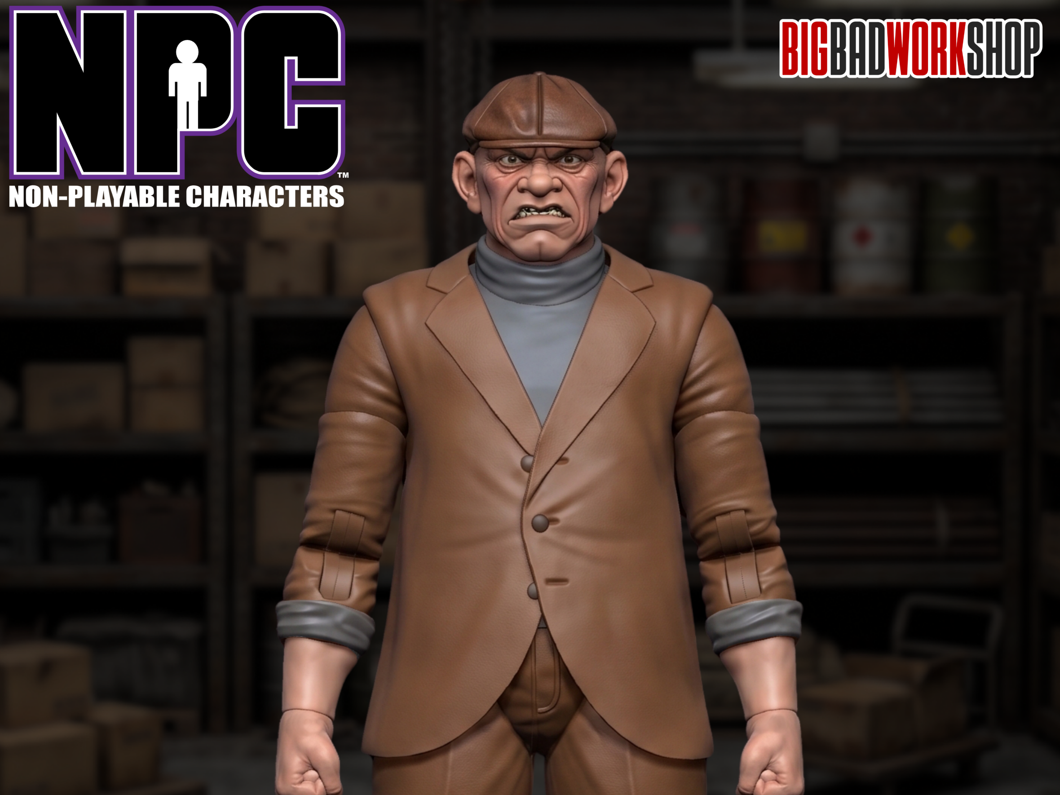 NPC (Non-Playable Characters) Mob Thug (Basic) 1/12 Scale Action Figure Gallery Image 3