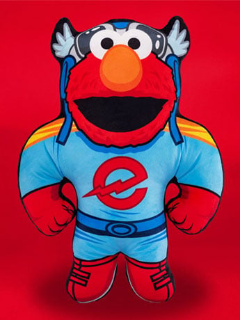 Sesame Street Bleacher Buddy Elmo Superhero 22" Plush Gallery Image 2