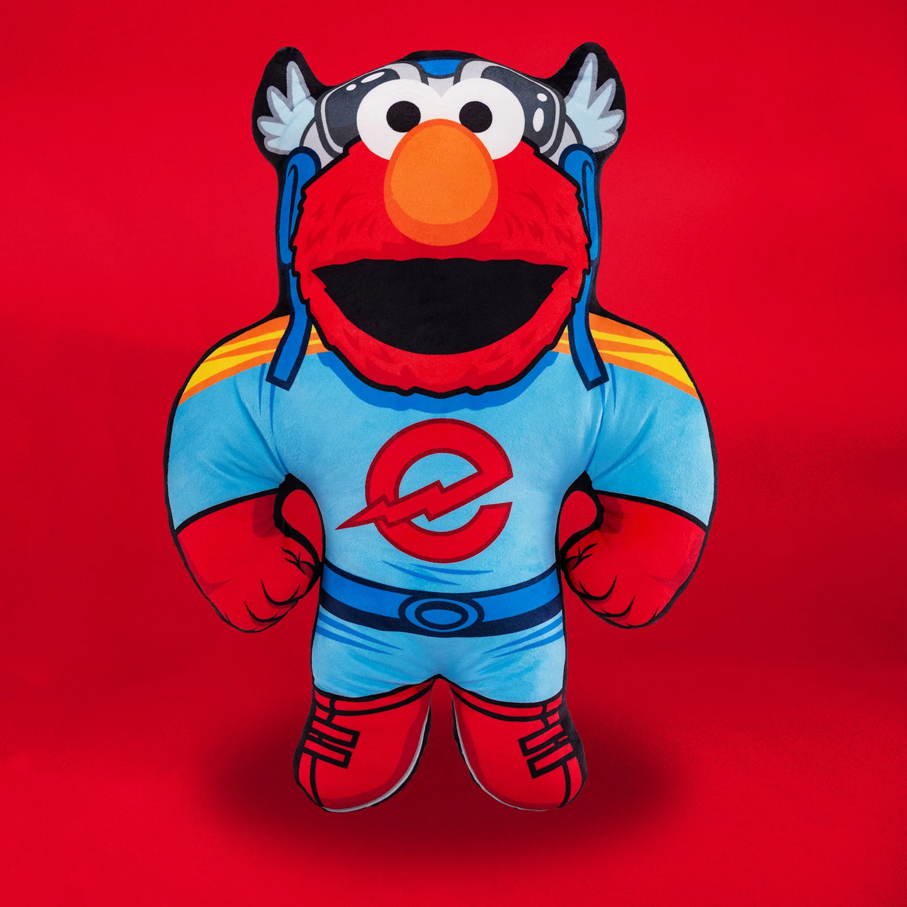 Sesame Street Bleacher Buddy Elmo Superhero 22" Plush Gallery Image 9