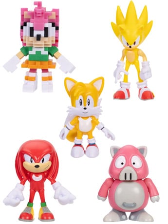 Sonic the Hedgehog 35th Anniversary 2.5-Inch Scale Wave 25 Set of 5 Action Figures