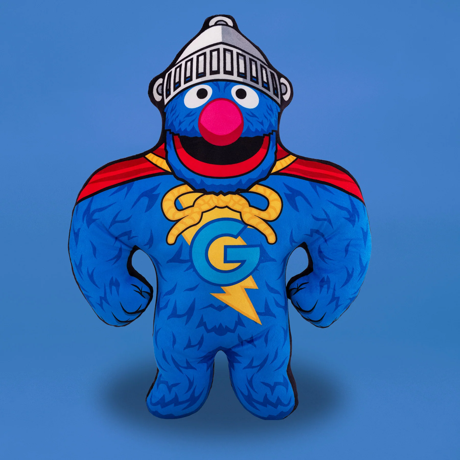 Sesame Street Bleacher Buddy Grover Superhero 22" Plush Gallery Image 9