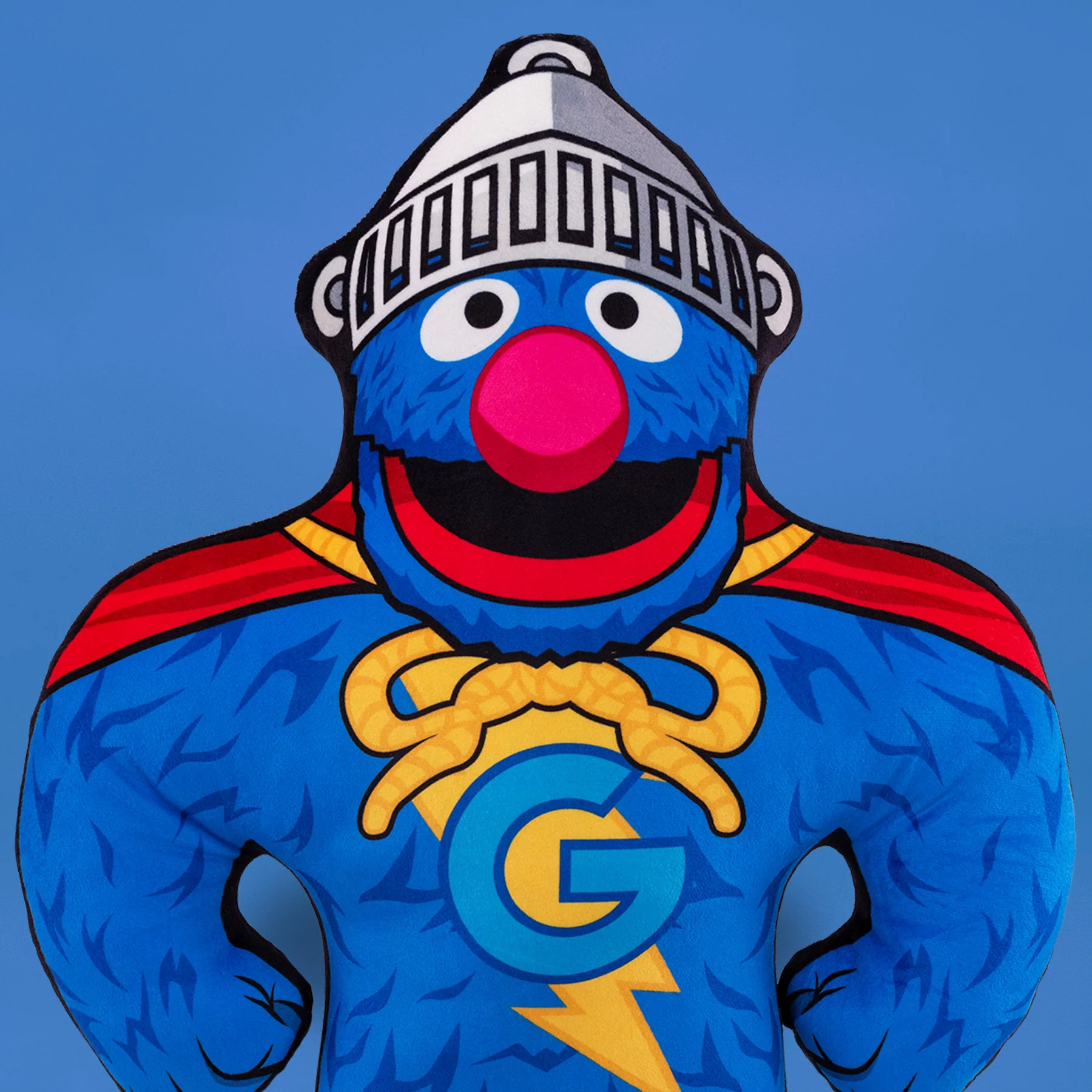 Sesame Street Bleacher Buddy Grover Superhero 22" Plush Gallery Image 3