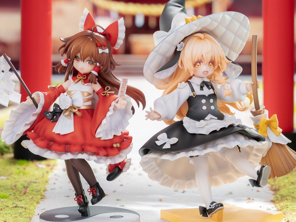 Touhou Project Pocket Fairy Reimu Hakurei & Marisa Kirisame Figure Set Gallery Image 1