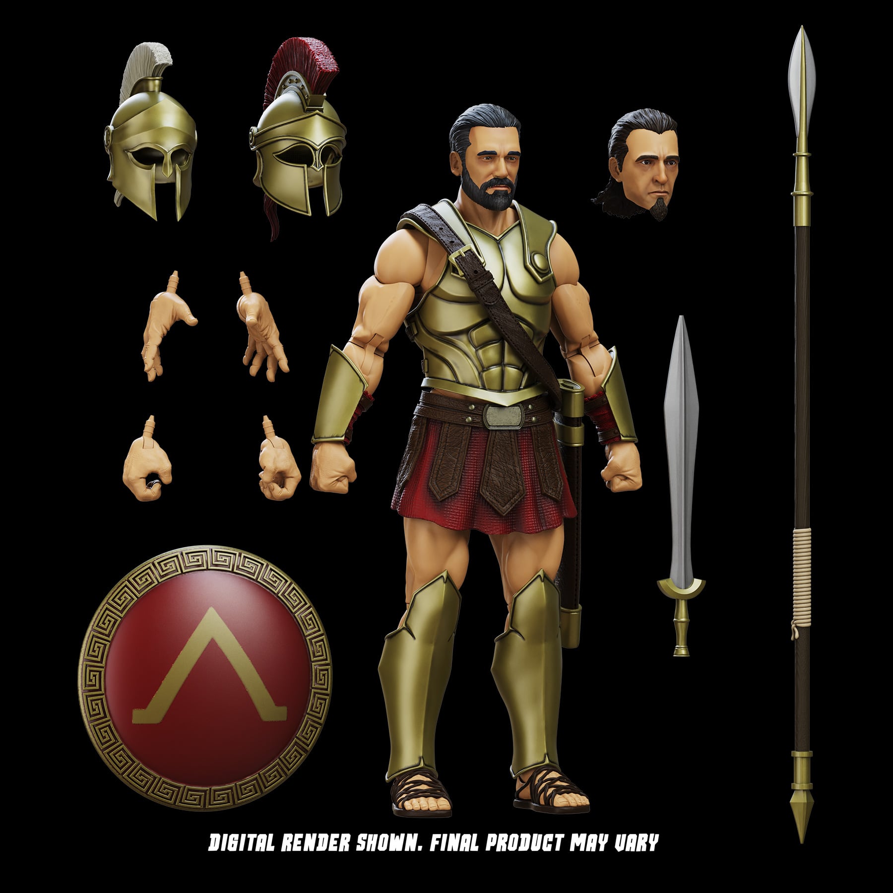 Epic H.A.C.K.S. Spartan Warrior: Pride of Sparta 1/12 Scale Action Figure Gallery Image 7