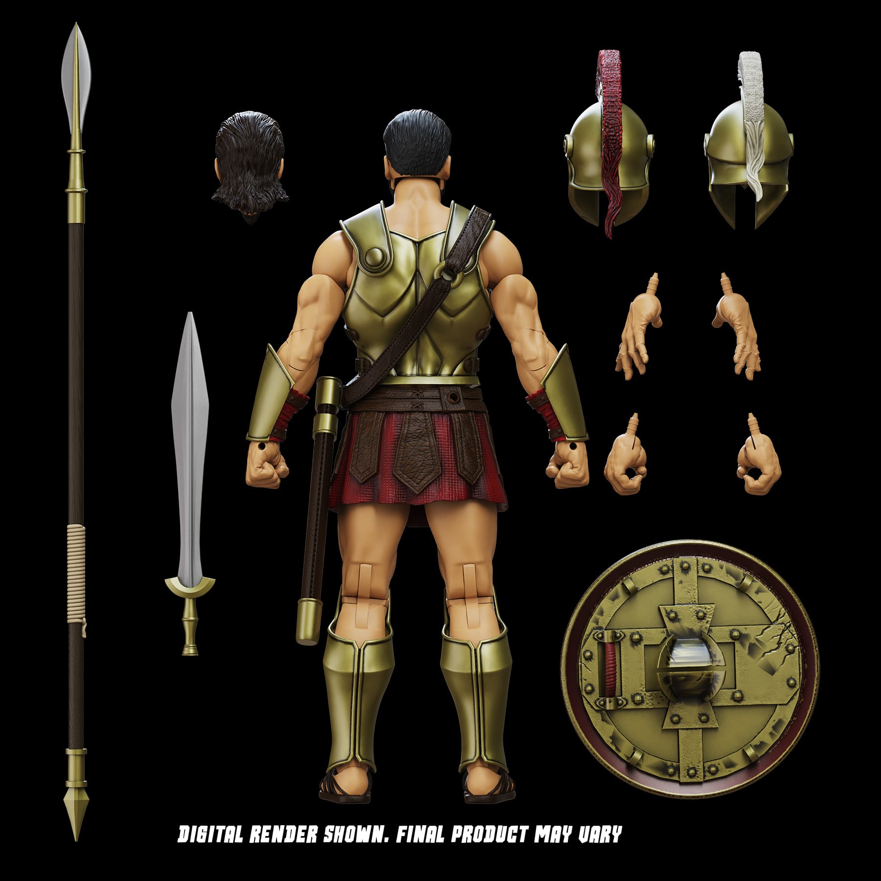 Epic H.A.C.K.S. Spartan Warrior: Pride of Sparta 1/12 Scale Action Figure Gallery Image 8