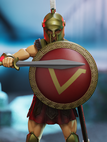 Epic H.A.C.K.S. Spartan Warrior: Pride of Sparta 1/12 Scale Action Figure Gallery Image 2