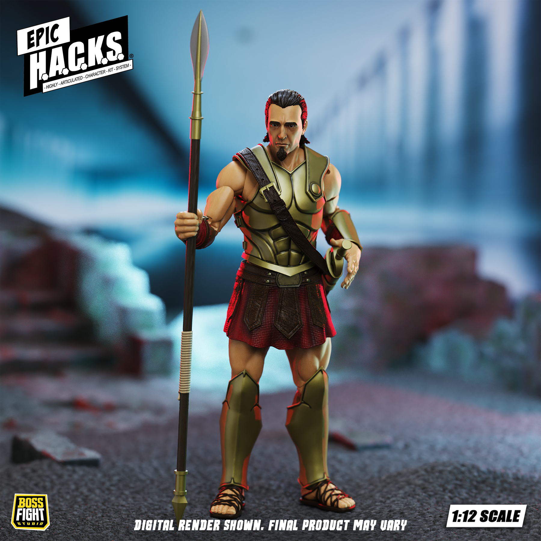Epic H.A.C.K.S. Spartan Warrior: Pride of Sparta 1/12 Scale Action Figure Gallery Image 5