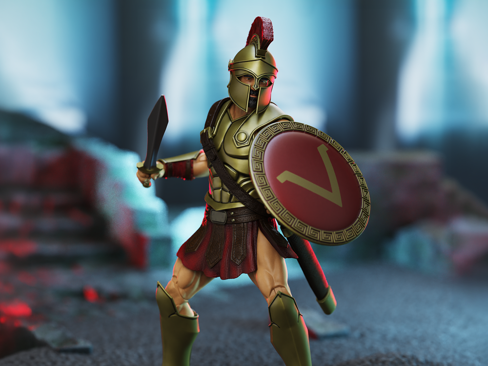 Epic H.A.C.K.S. Spartan Warrior: Pride of Sparta 1/12 Scale Action Figure Gallery Image 1