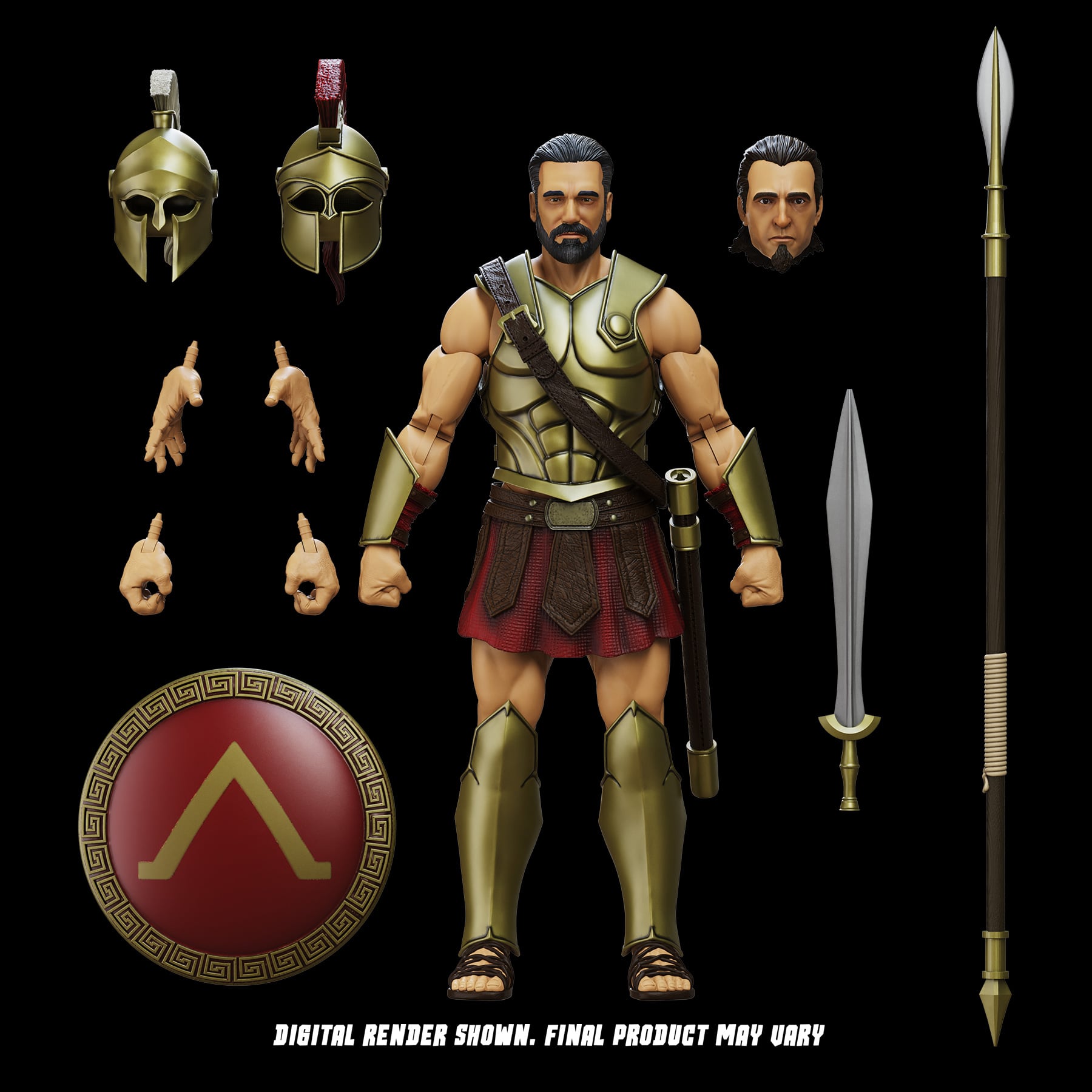 Epic H.A.C.K.S. Spartan Warrior: Pride of Sparta 1/12 Scale Action Figure Gallery Image 6