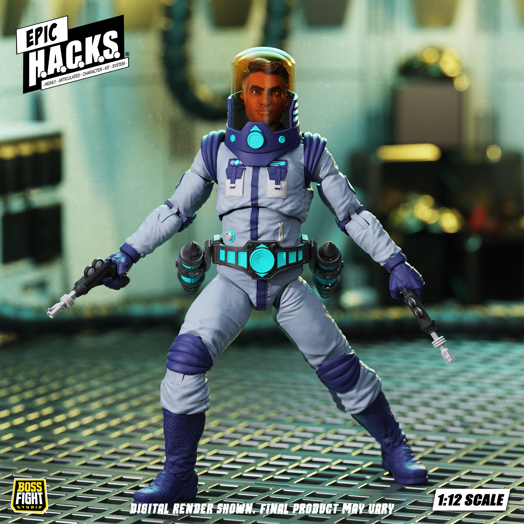 Epic H.A.C.K.S. Rand Arora: Gamma Squad Leader 1/12 Scale Action Figure Gallery Image 3