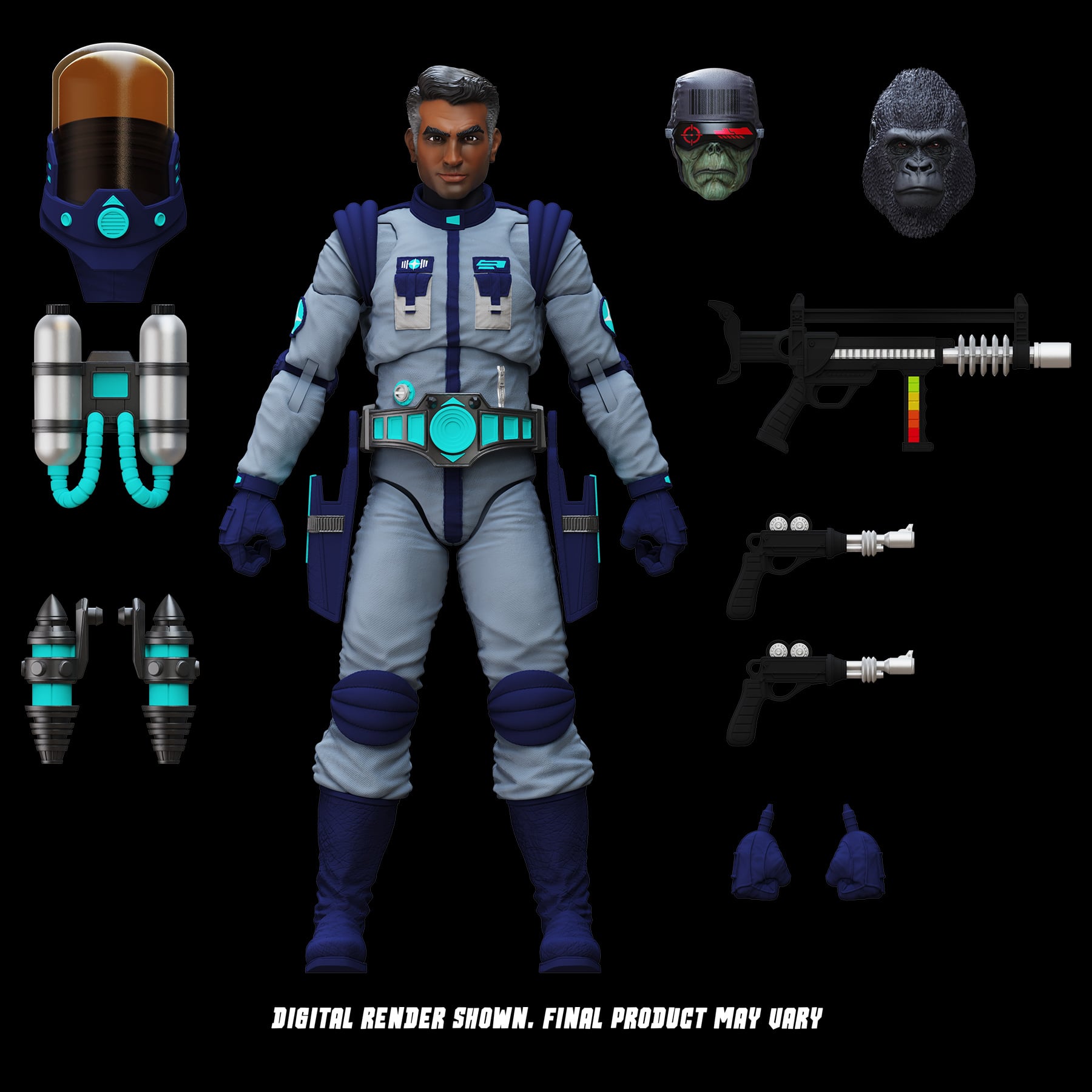 Epic H.A.C.K.S. Rand Arora: Gamma Squad Leader 1/12 Scale Action Figure Gallery Image 7