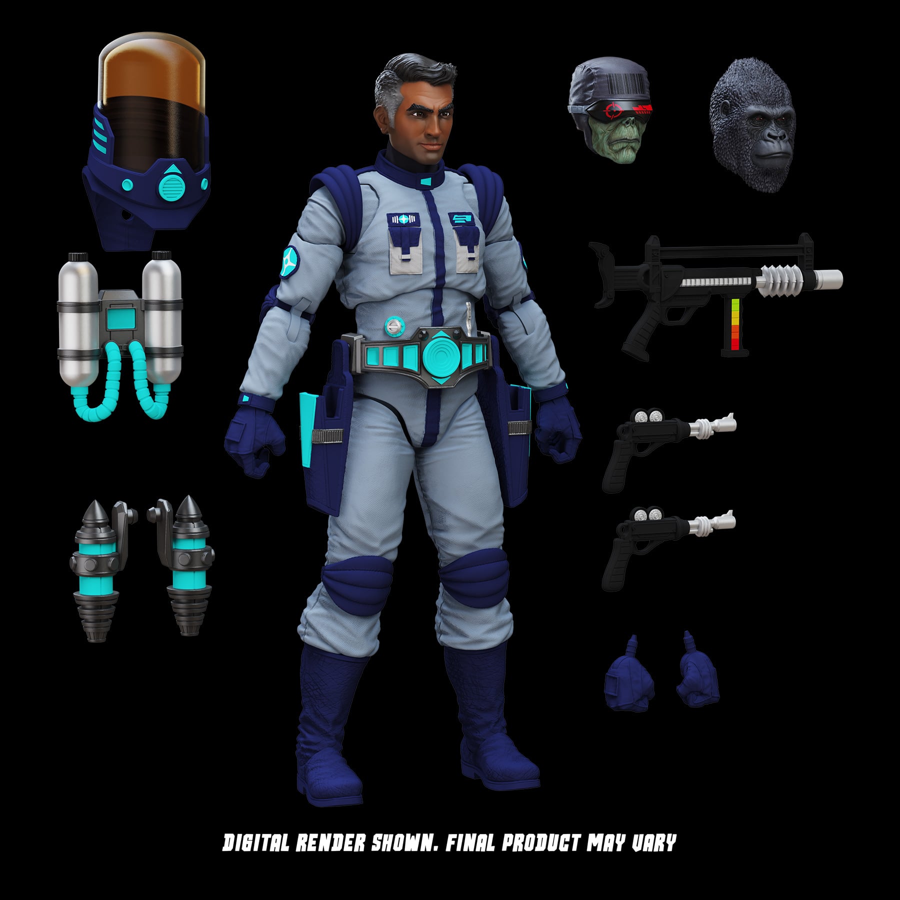 Epic H.A.C.K.S. Rand Arora: Gamma Squad Leader 1/12 Scale Action Figure Gallery Image 8