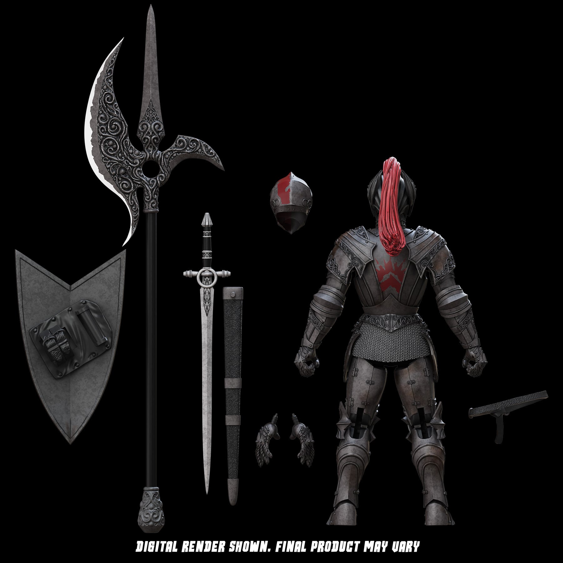 Epic H.A.C.K.S. Dire Knight: Enchanted Armor 1/12 Scale Action Figure Gallery Image 8