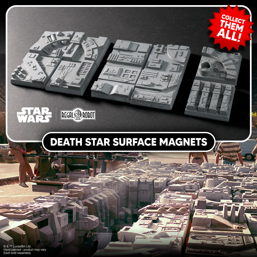 Star Wars: A New Hope Parts of the Galaxy Death Star Surface Tile 09 Magnet Gallery Image 6