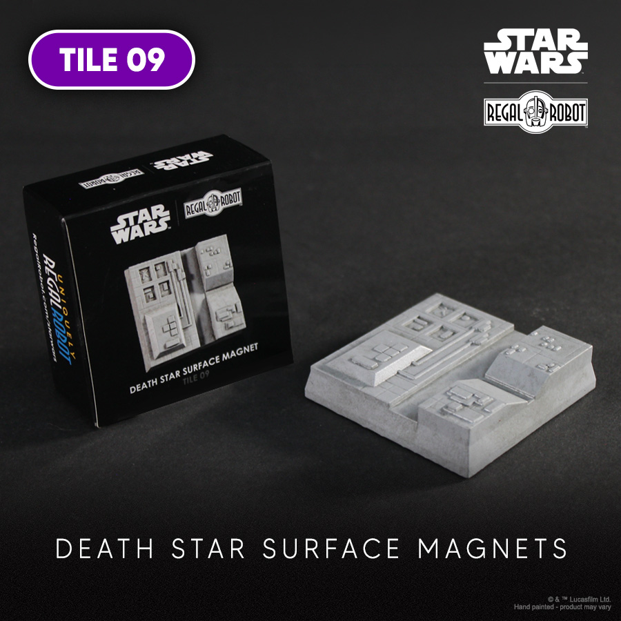 Star Wars: A New Hope Parts of the Galaxy Death Star Surface Tile 09 Magnet Gallery Image 3