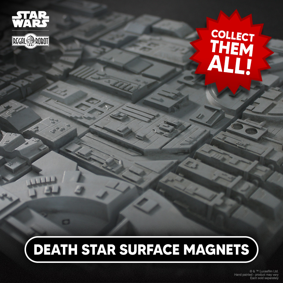 Star Wars: A New Hope Parts of the Galaxy Death Star Surface Tile 09 Magnet Gallery Image 9