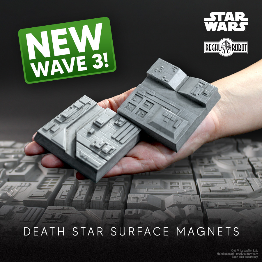 Star Wars: A New Hope Parts of the Galaxy Death Star Surface Tile 09 Magnet Gallery Image 4