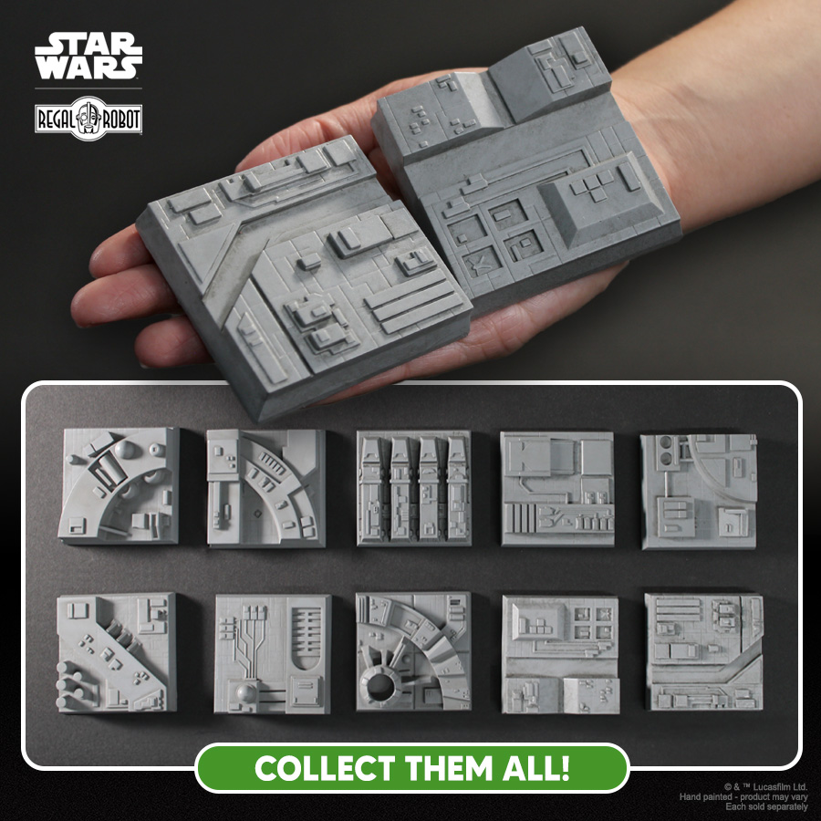 Star Wars: A New Hope Parts of the Galaxy Death Star Surface Tile 10 Magnet Gallery Image 7
