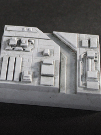 Star Wars: A New Hope Parts of the Galaxy Death Star Surface Tile 10 Magnet Gallery Image 2