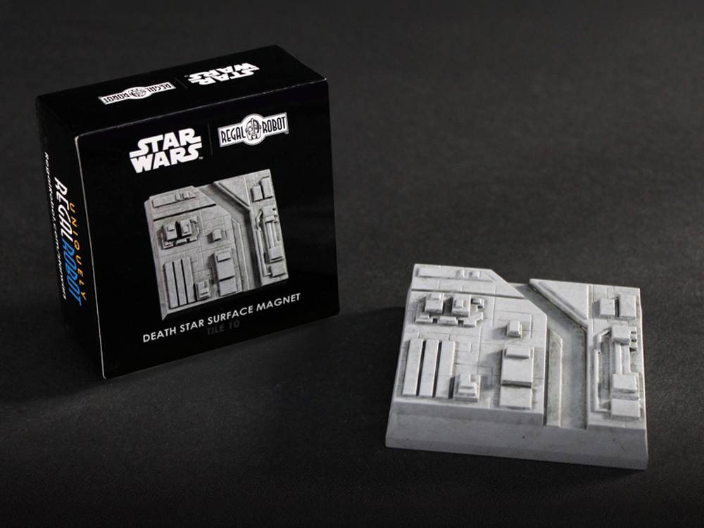 Star Wars: A New Hope Parts of the Galaxy Death Star Surface Tile 10 Magnet Gallery Image 1