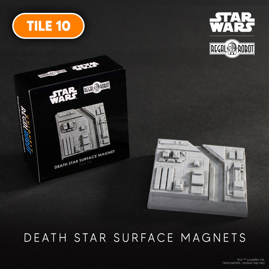 Star Wars: A New Hope Parts of the Galaxy Death Star Surface Tile 10 Magnet Gallery Image 3