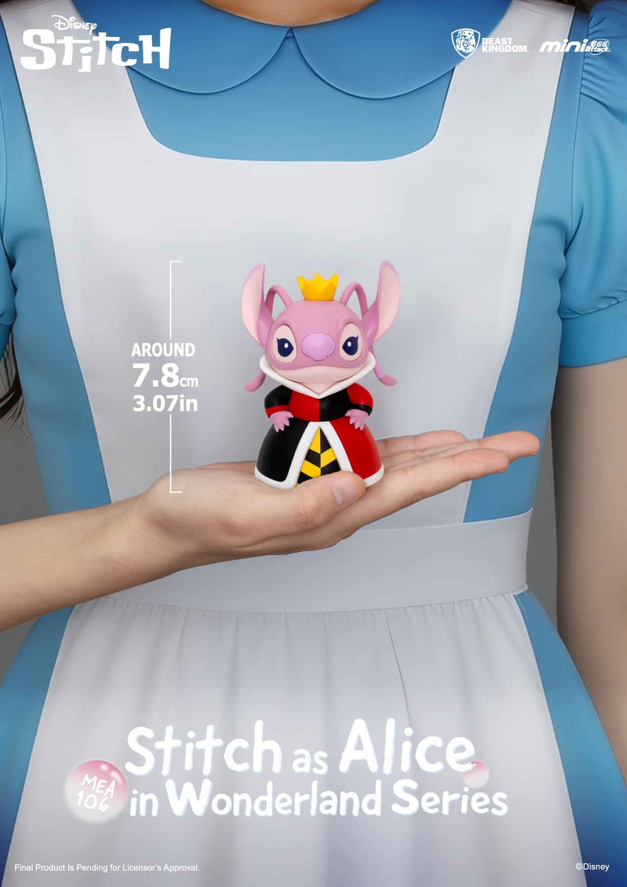 Lilo & Stitch Mini Egg Attack MEA-106 Stitch as Alice in Wonderland Series Box of 6 Random Figures Gallery Image 10