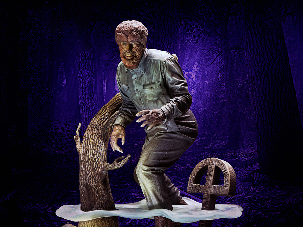 The Wolf Man Lon Chaney Jr. as The Wolf Man 1/8 Scale Model Kit