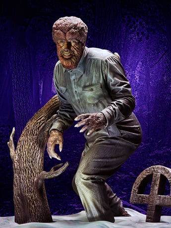 狼男　The Wolf Man フィギュア Lon Chaney, Jr. The Wolf Man Lon Chaney Jr. as The Wolf Man 1/8 Scale Model Kit