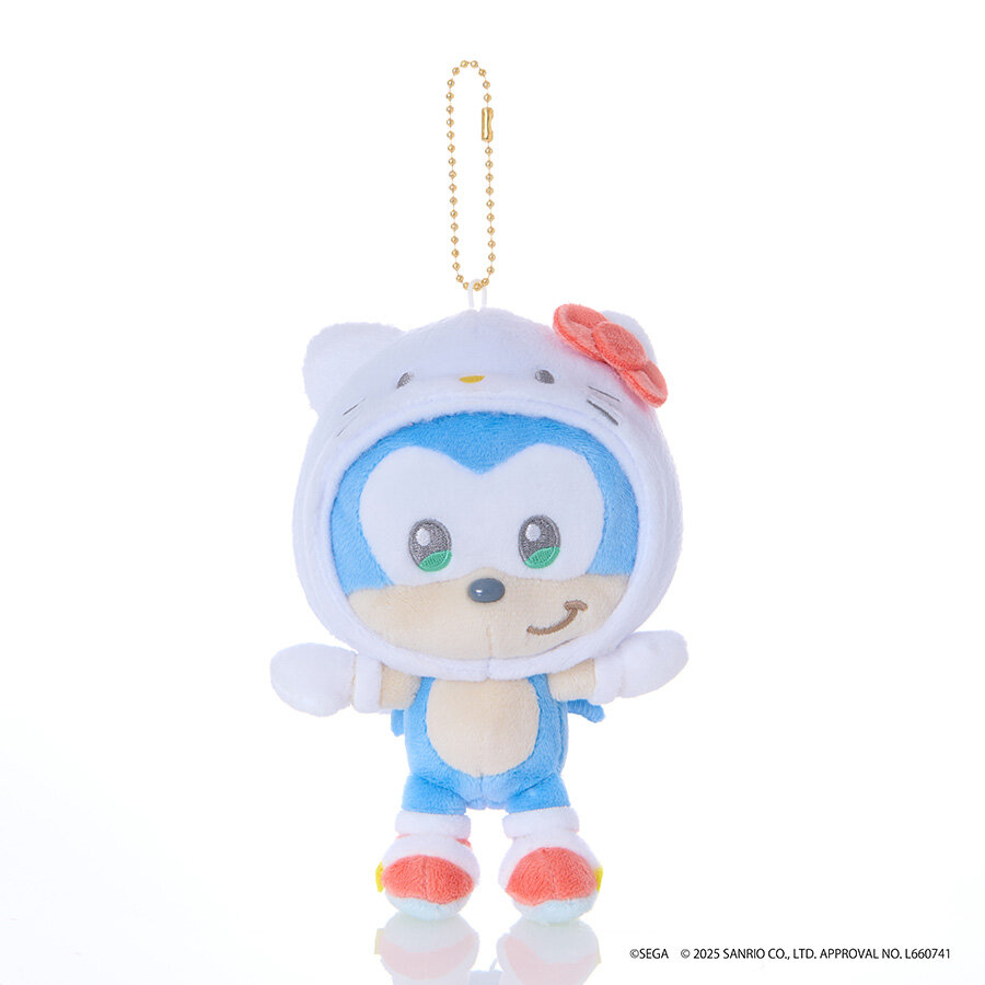 Sonic & Friends x Sanrio Sonic x Hello Kitty Mascot Plush