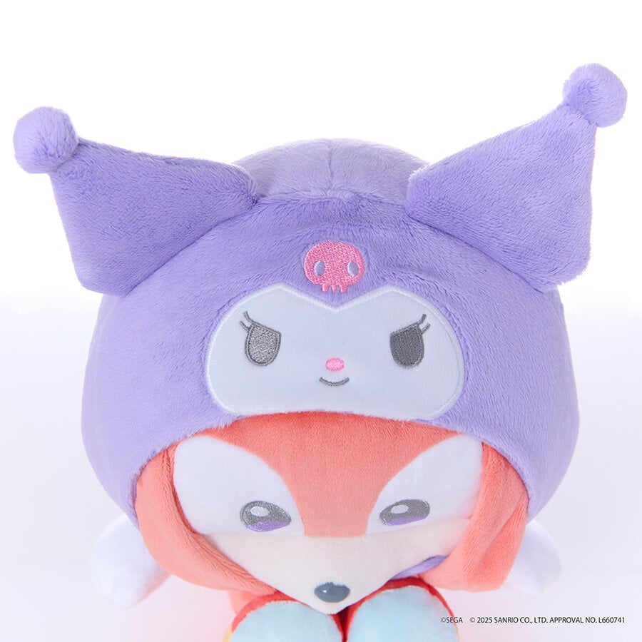 Sonic & Friends x Sanrio Knuckles x Kuromi Medium Plush