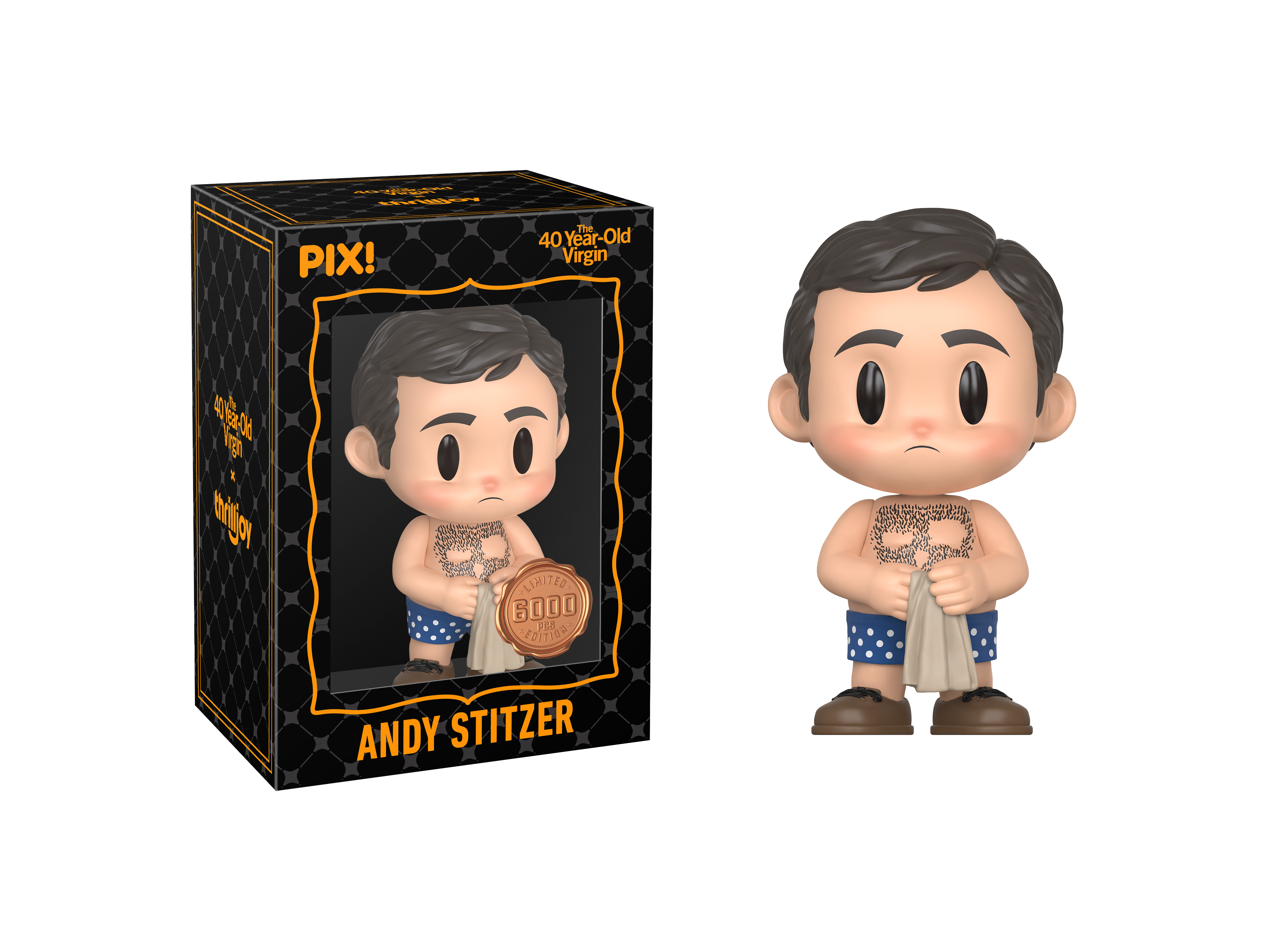 1/64 ストリート ギャングスタイルフィギュア ウエストコースト仕様 タトゥー The 40-Year-Old Virgin PIX! Andy Stitzer Limited Edition Figure