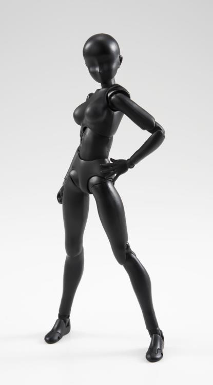 S.H.Figuarts Female Body Set (Solid Black) Gallery Image 6