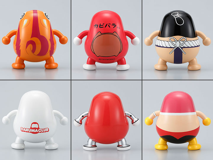 Daruma Club Vol. 2 Box of 6 Figures Gallery Image 2