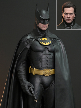 Image of Batman Returns Hyperreal Batman 1/3 Scale Limited Edition Statue and Bust Set