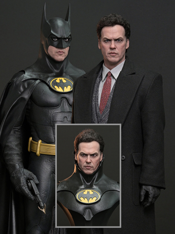 Image of Batman Returns Hyperreal Batman (Dual Ver.) 1/3 Scale Limited Edition Statue and Bust Set