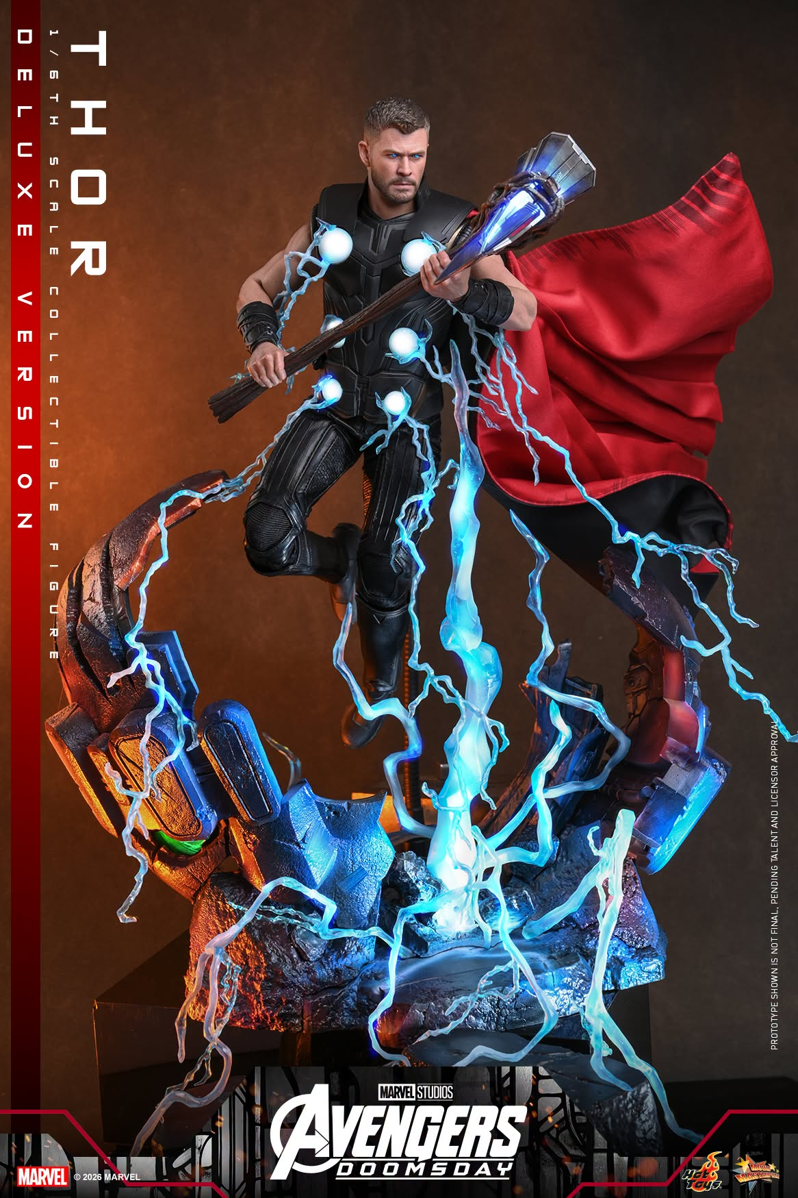 Avengers: Doomsday MMS919 Thor (Deluxe Ver.) 1/6th Scale Collectible Figure Gallery Image 4