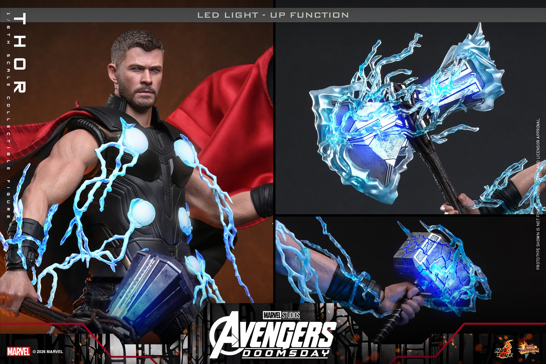 Avengers: Doomsday MMS919 Thor (Deluxe Ver.) 1/6th Scale Collectible Figure Gallery Image 29