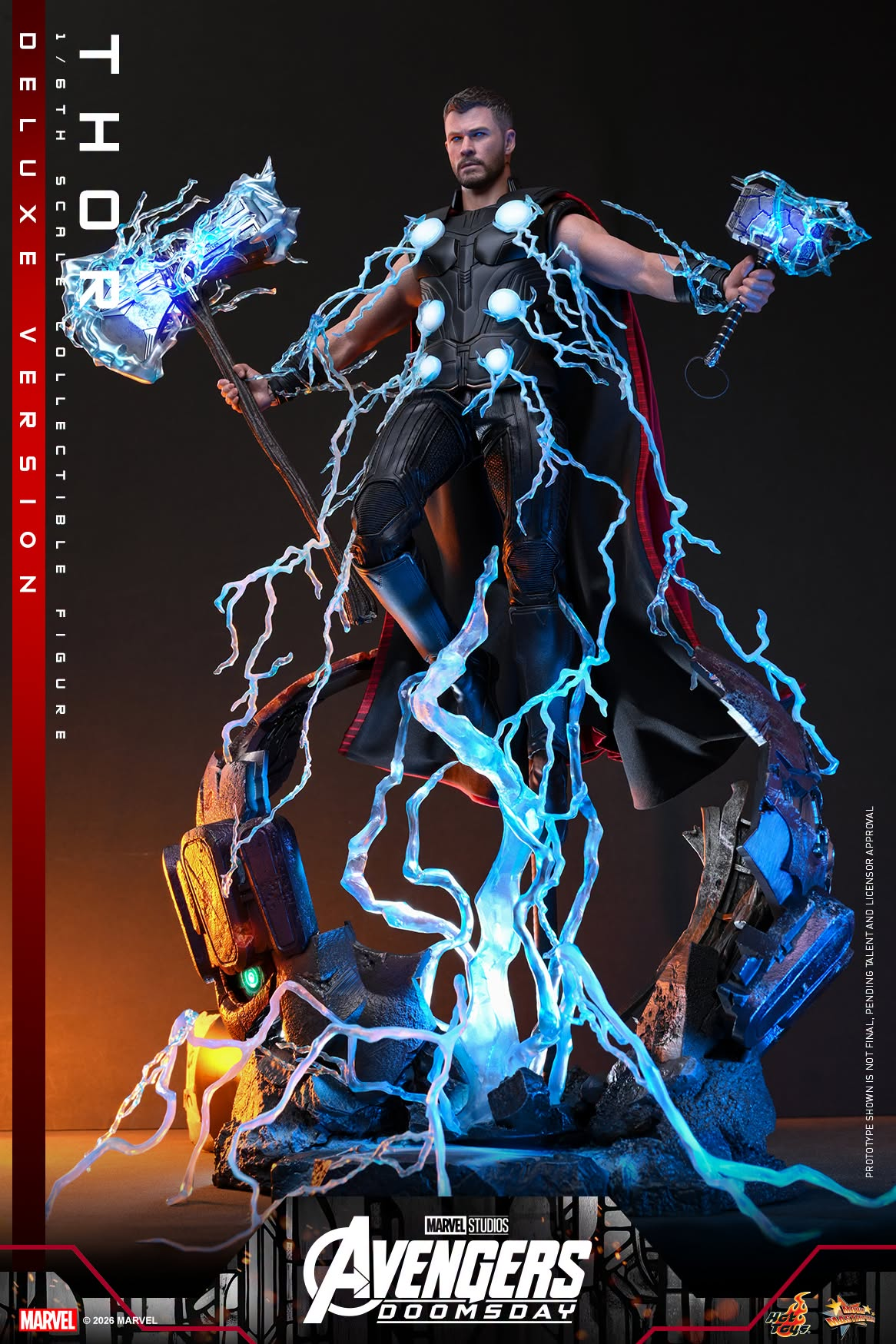 Avengers: Doomsday MMS919 Thor (Deluxe Ver.) 1/6th Scale Collectible Figure Gallery Image 9