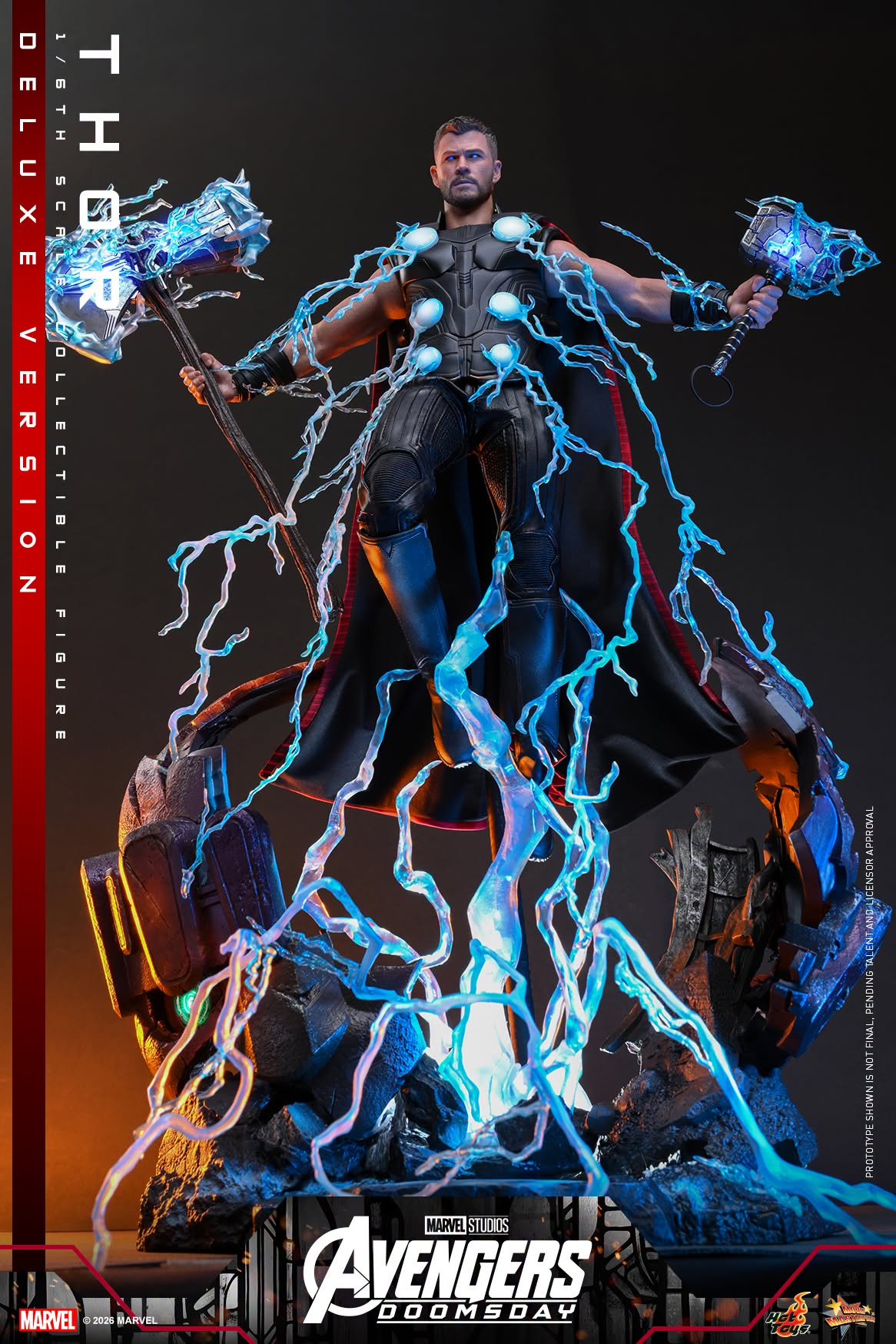 Avengers: Doomsday MMS919 Thor (Deluxe Ver.) 1/6th Scale Collectible Figure Gallery Image 8