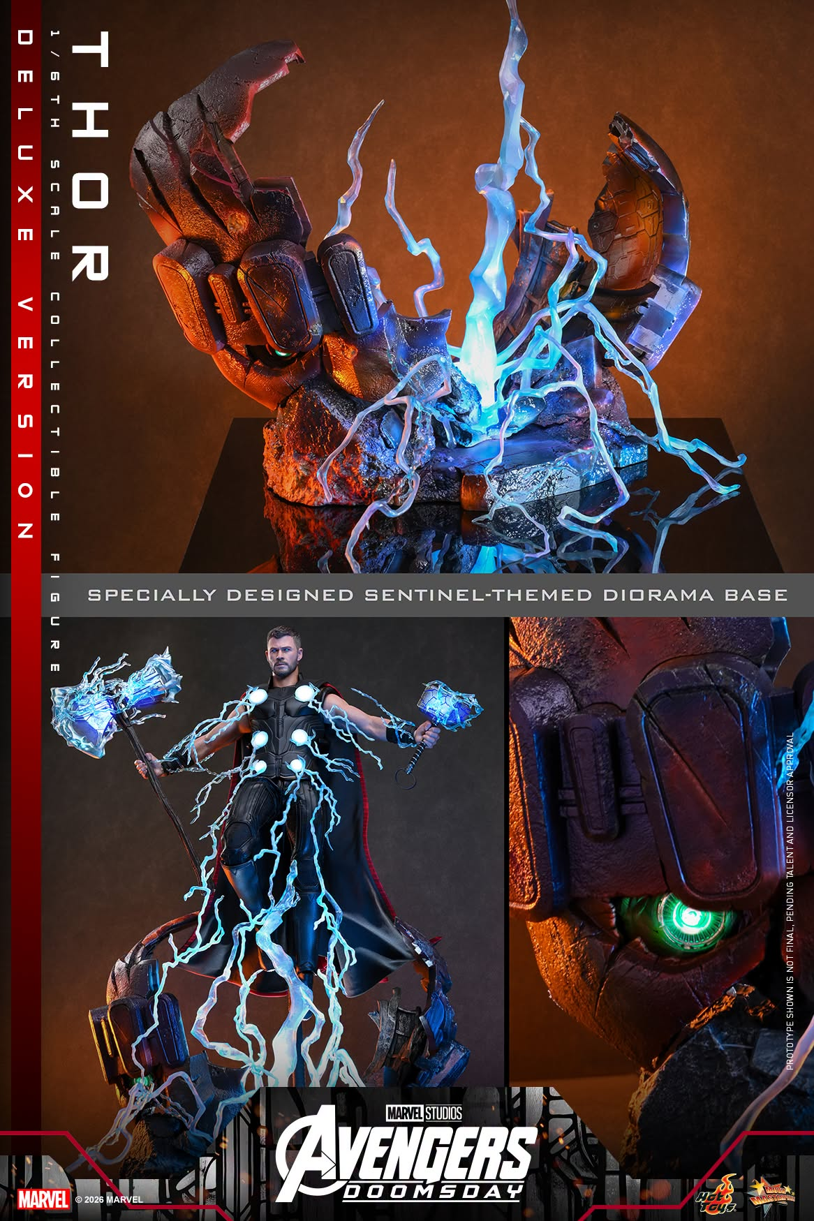 Avengers: Doomsday MMS919 Thor (Deluxe Ver.) 1/6th Scale Collectible Figure Gallery Image 30