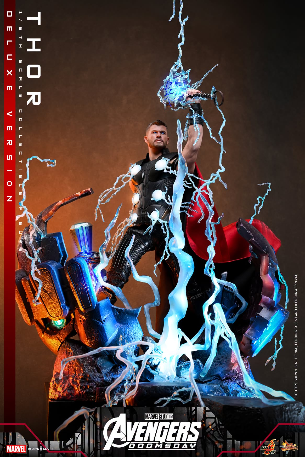 Avengers: Doomsday MMS919 Thor (Deluxe Ver.) 1/6th Scale Collectible Figure Gallery Image 6
