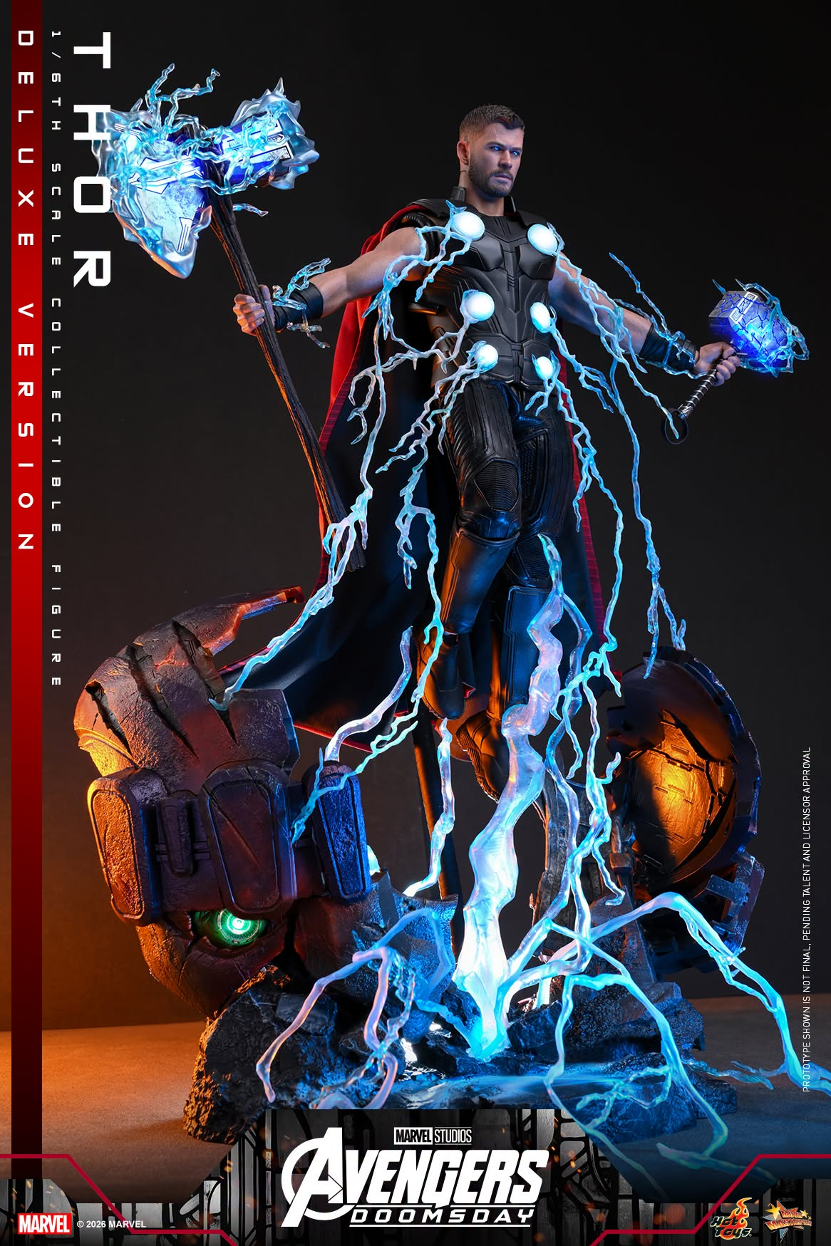 Avengers: Doomsday MMS919 Thor (Deluxe Ver.) 1/6th Scale Collectible Figure Gallery Image 10
