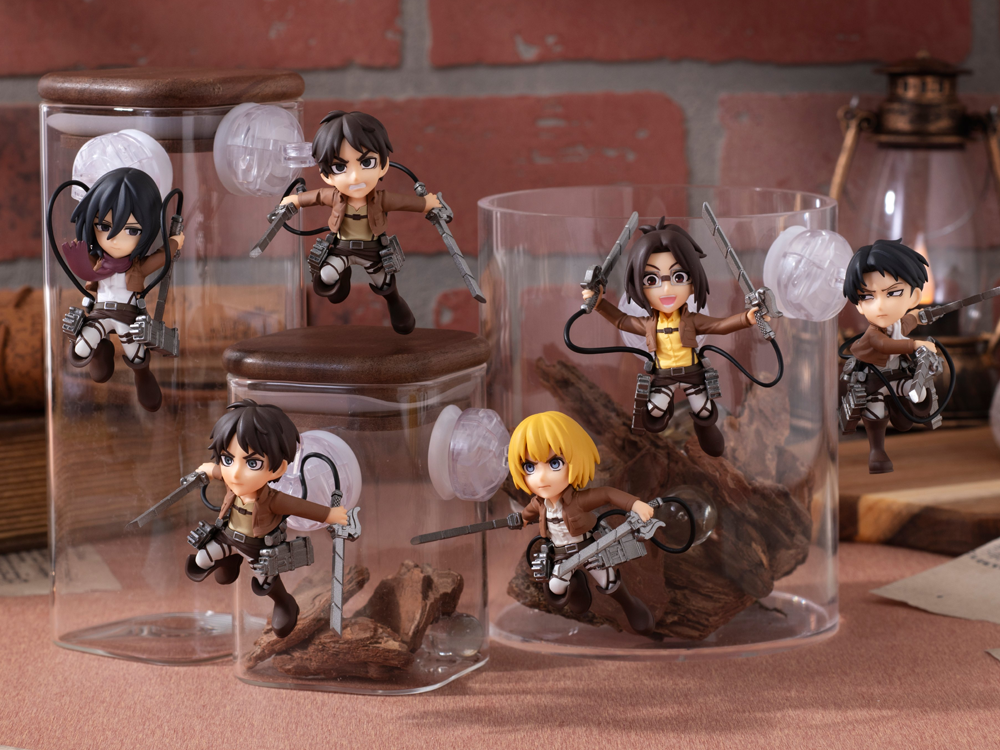Attack on Titan Tobimas Box of 6 Random Figures Gallery Image 1