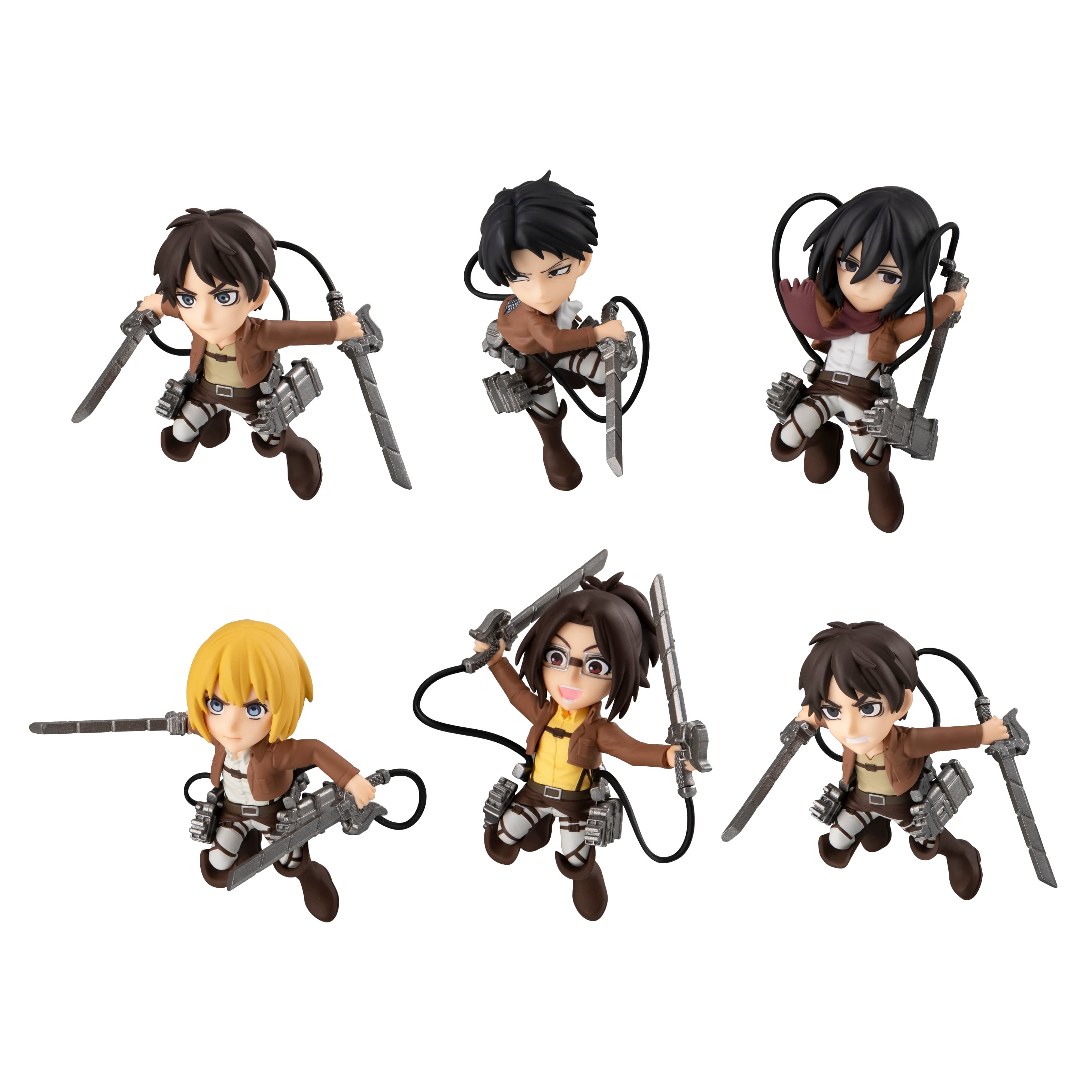 Attack on Titan Tobimas Box of 6 Random Figures Gallery Image 8