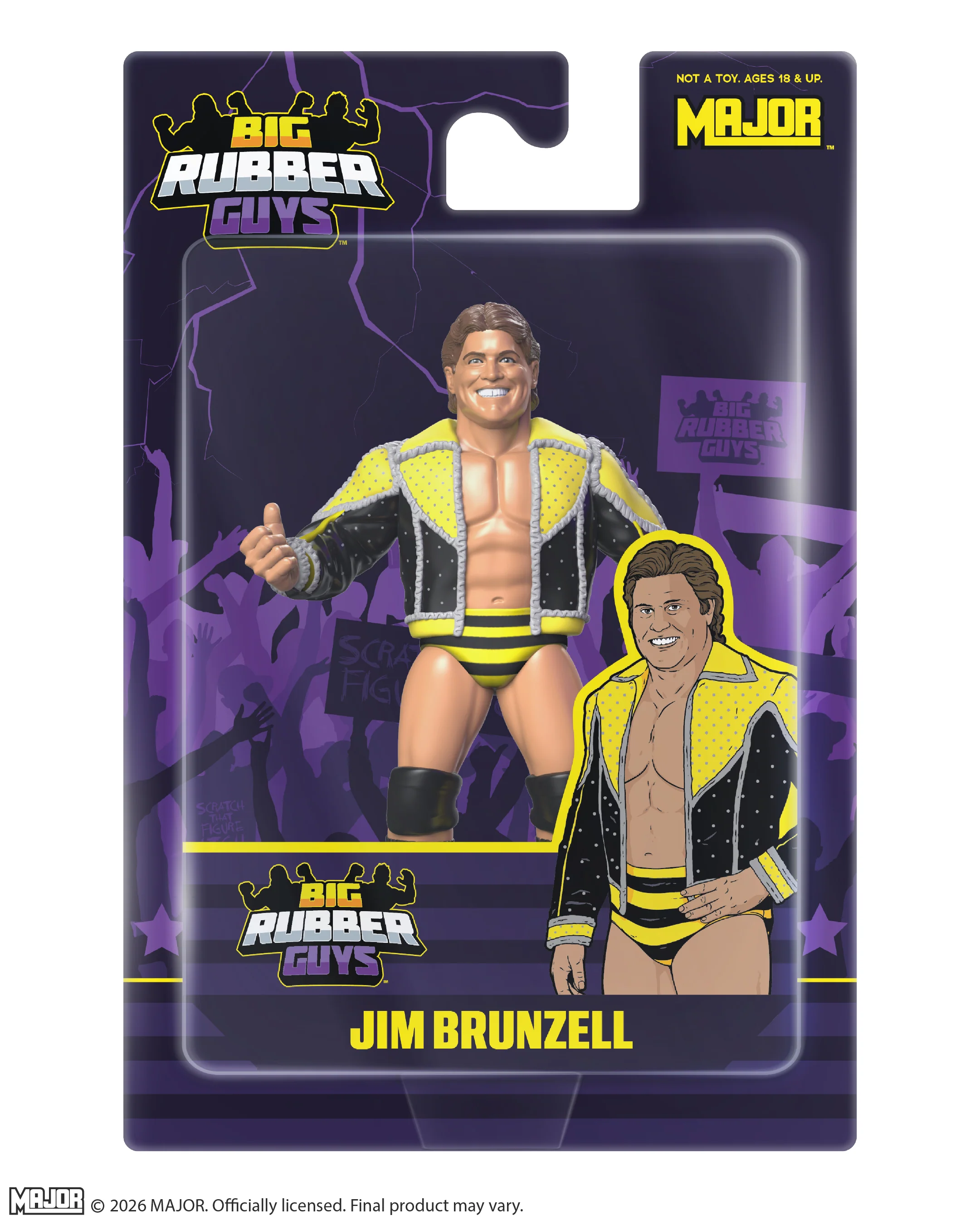 Big Rubber Guys Jim Brunzell Figure
