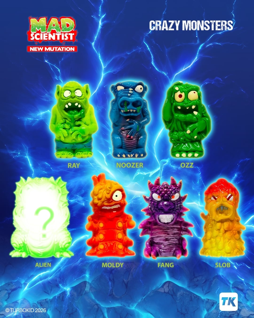 Mad Scientist Mad Minis Crazy Monsters Random Figure