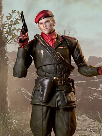 Metal Gear Solid Delta: Snake Eater Amazing Yamaguchi Revoltech NR146 Ocelot Action Figure Gallery Image 2