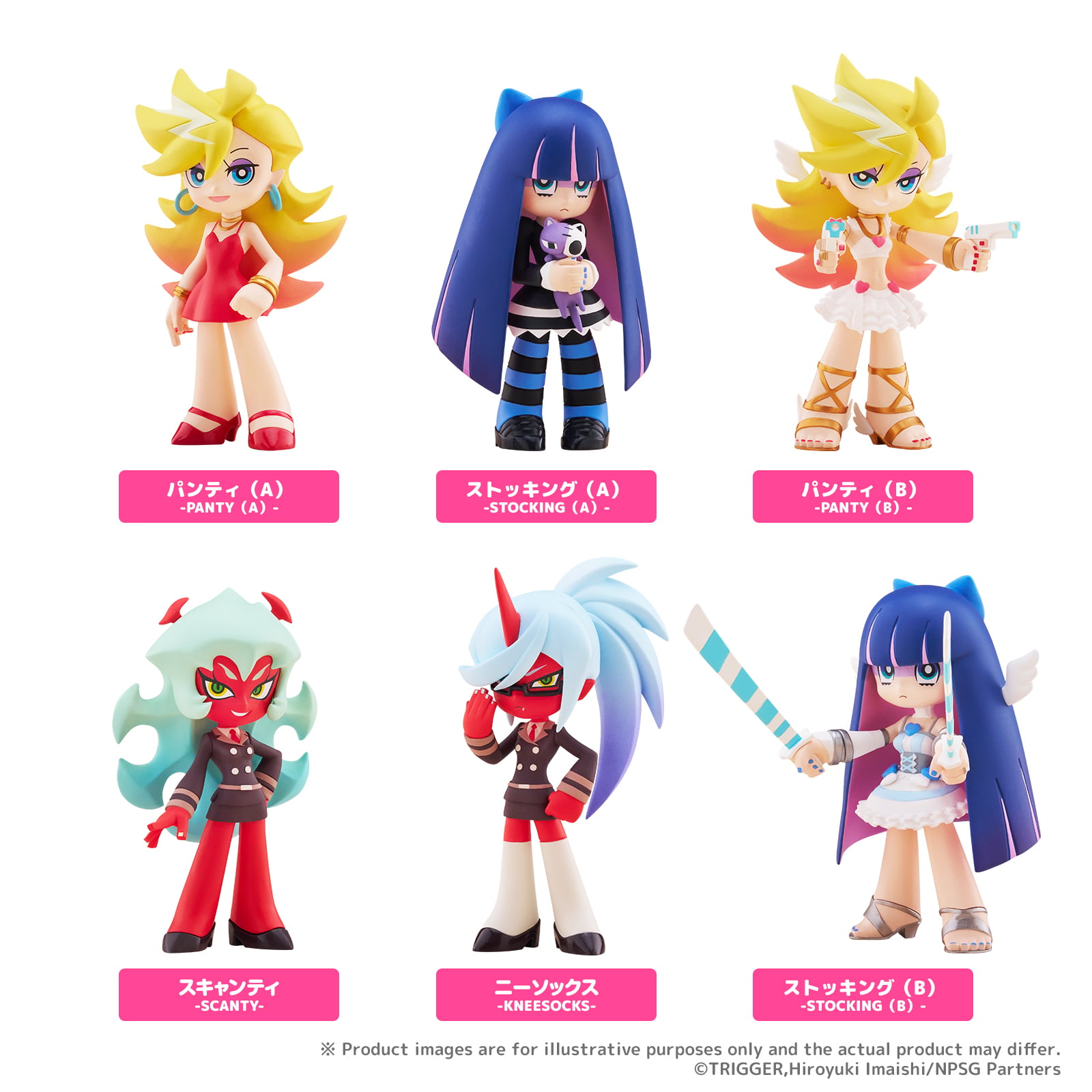 New Panty & Stocking with Garterbelt PalVerse Box of 6 Figures Gallery Image 11