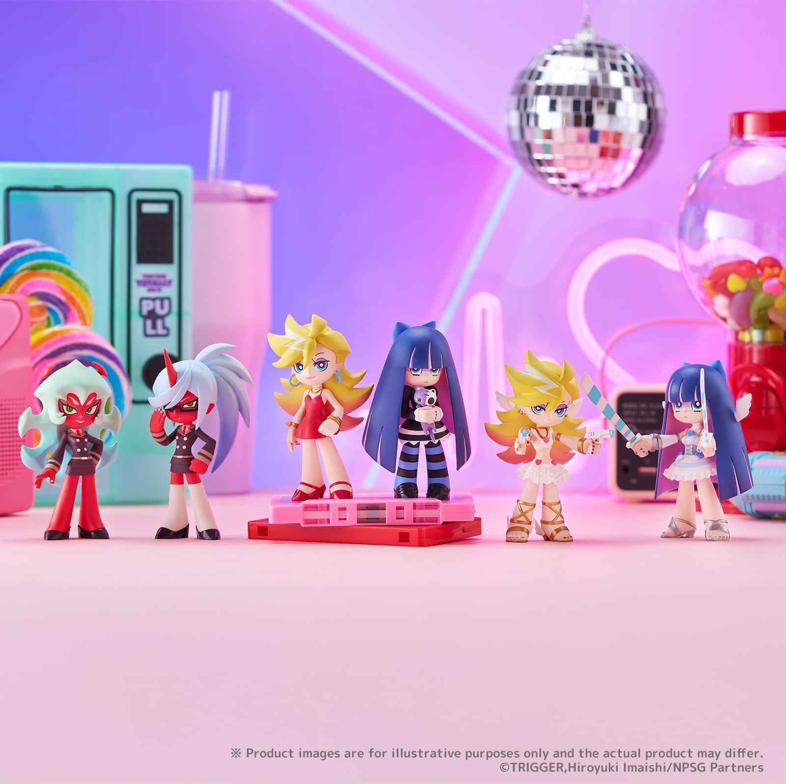 New Panty & Stocking with Garterbelt PalVerse Box of 6 Figures Gallery Image 3